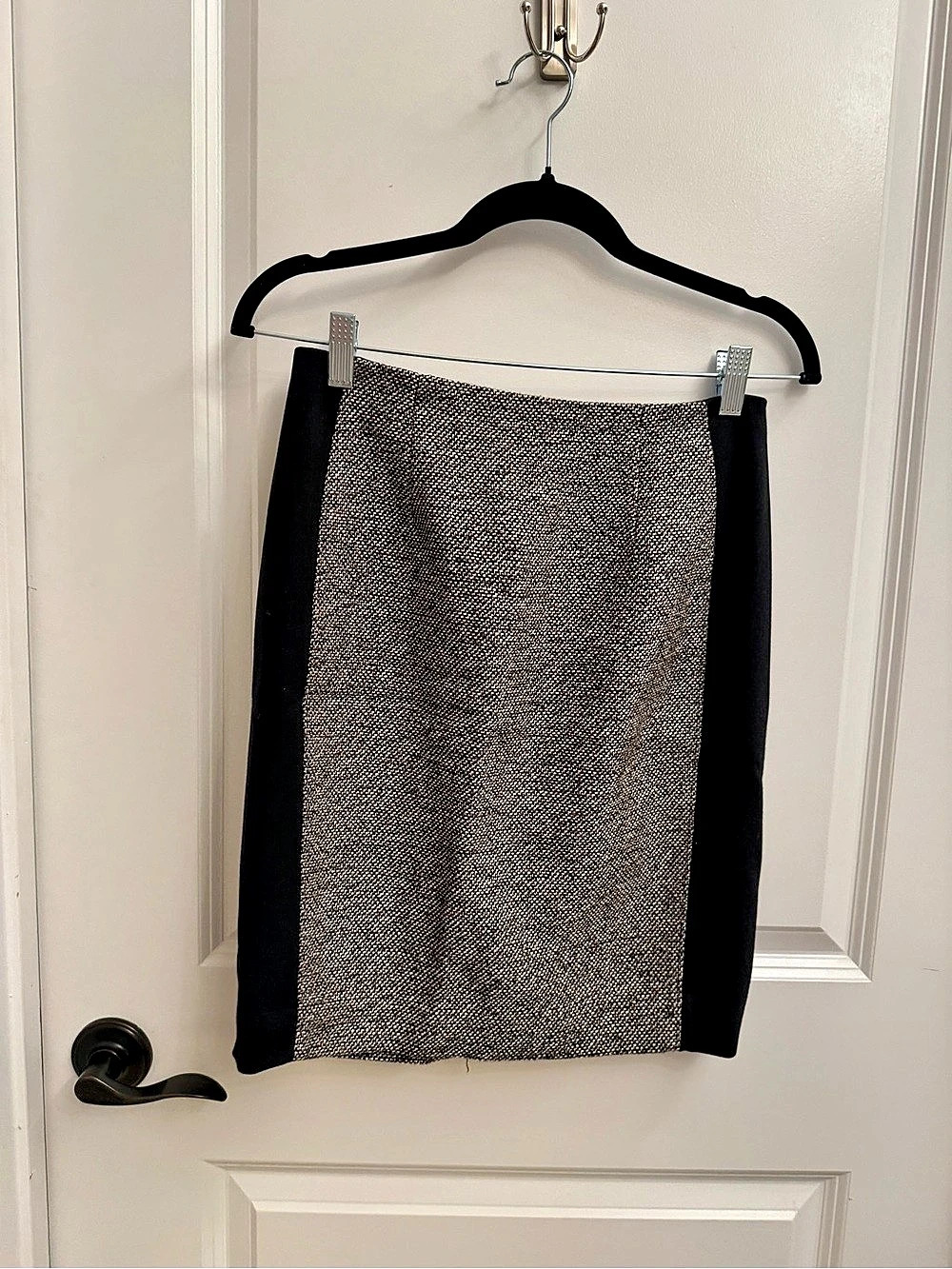 White House Black Market Tweed Side Panel Pencil Skirt